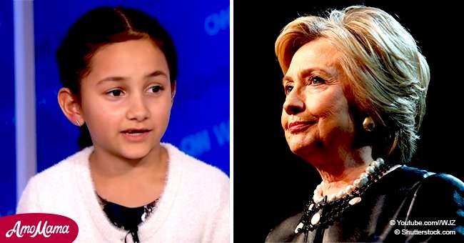 Hillary Clinton empowers a girl who ran for school president and lost to a boy by one vote