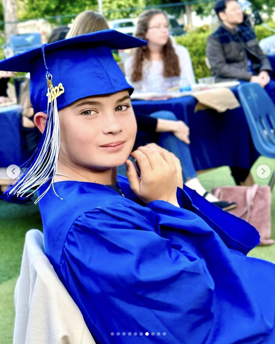 Milo Thomas during his graduation, dated May 2023 | Instagram/Milano_Alyssa