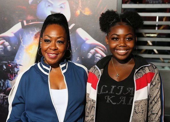 Tichina Arnold and Alijah Kai Haggin attend the opening night of Universal Studios' Halloween Horror Nights held at Universal Studios Hollywood | Photo: Getty Images