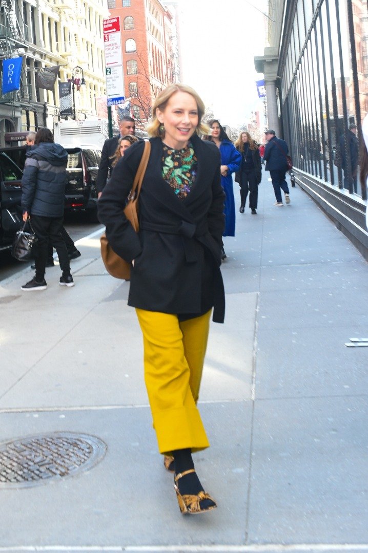 Amy Ryan visits Build on March 2, 2020, in New York City. | Source: Getty Images