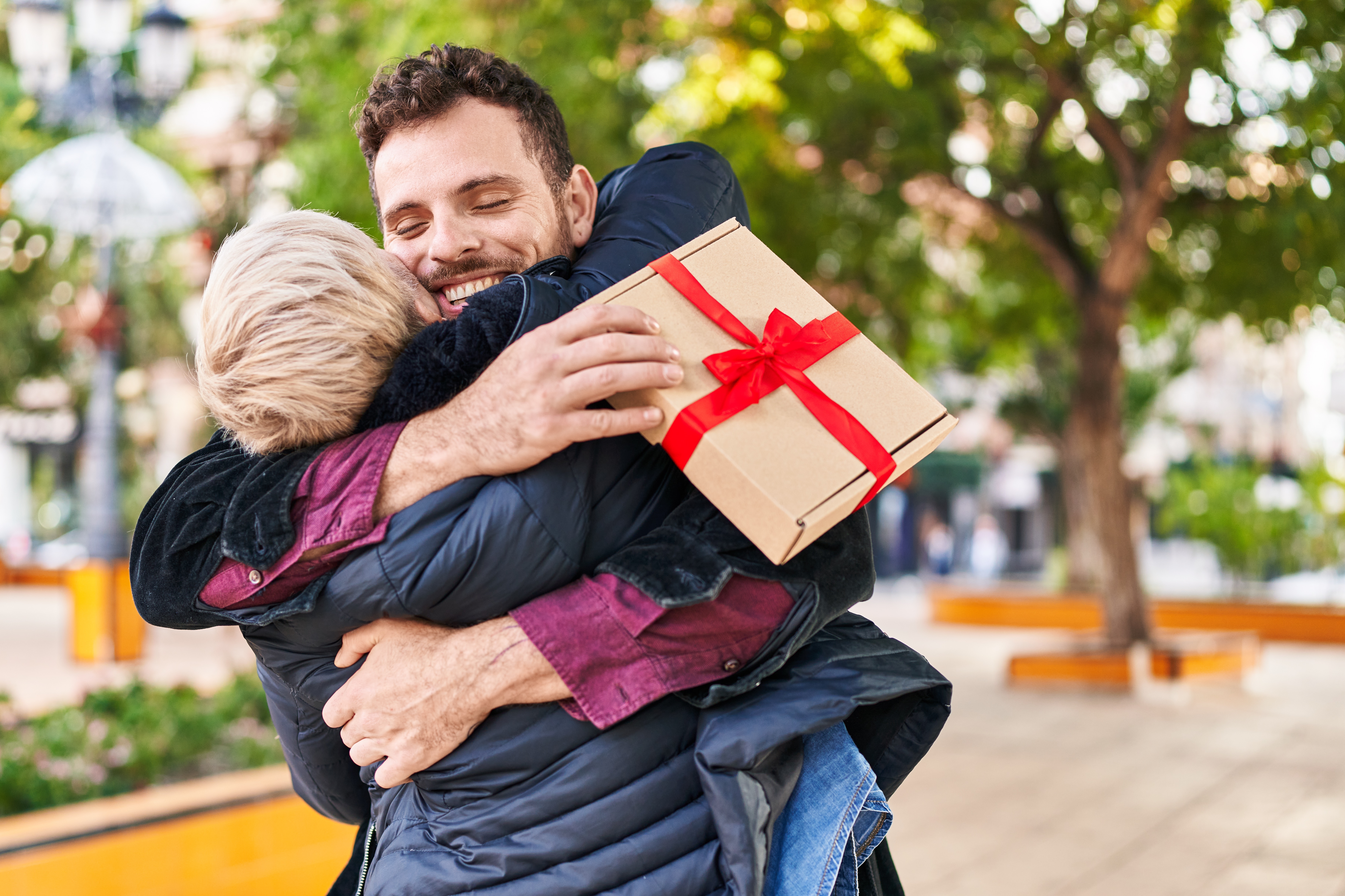 Mother and son hugging | Source: Shutterstock