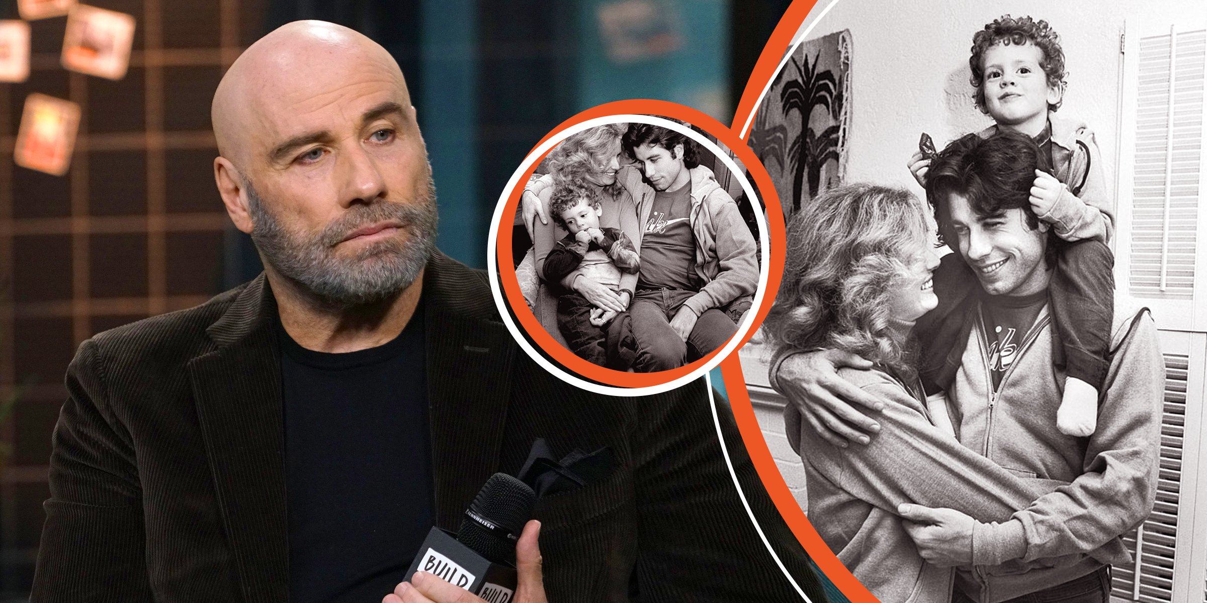 John Travolta. | John Travolta con su exnovia Diana Hyland y su hijo Zachary Goodson. | Foto: Getty Images