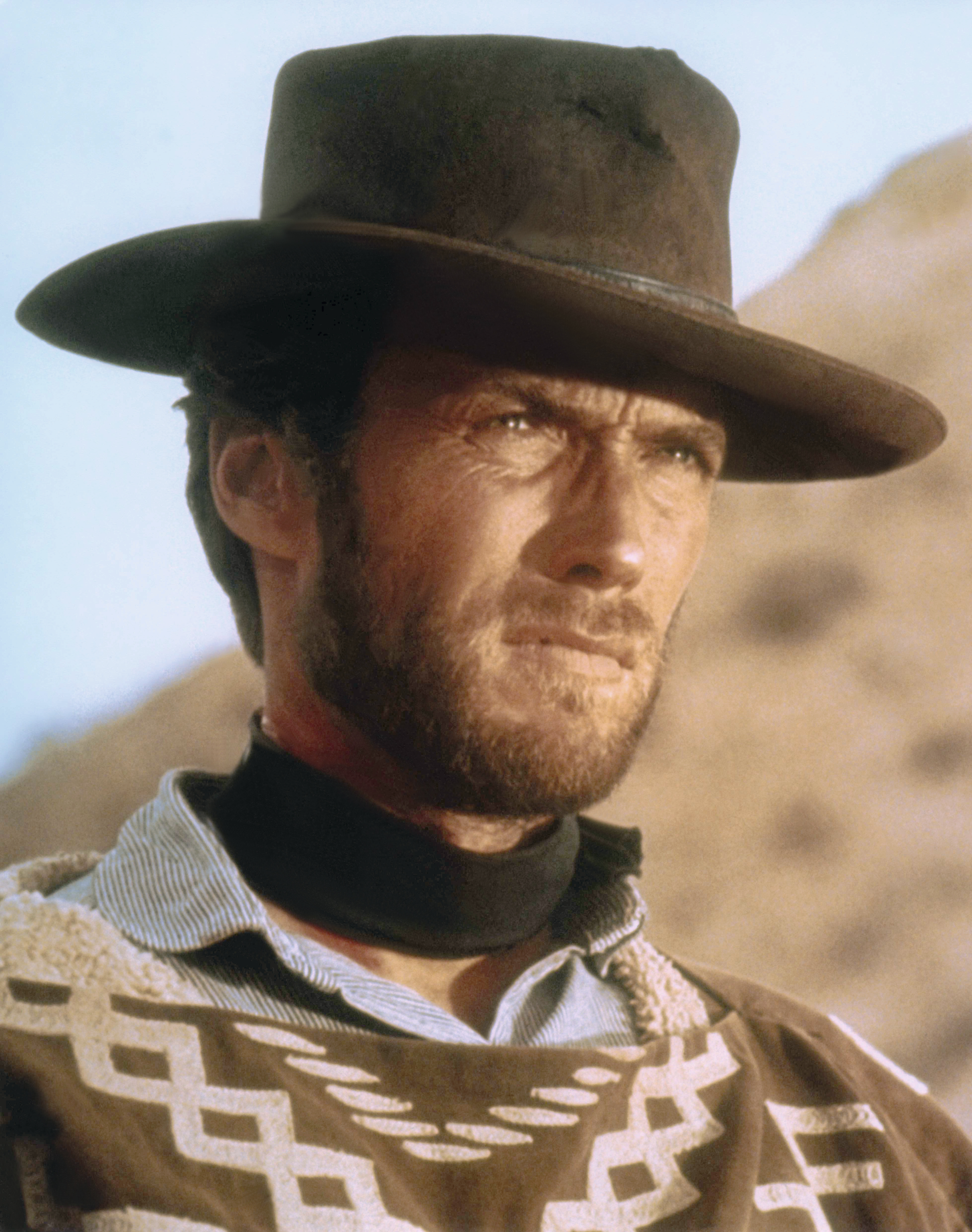 Clint Eastwood on the set of "For a Few Dollars More," 1965 | Source: Getty Images