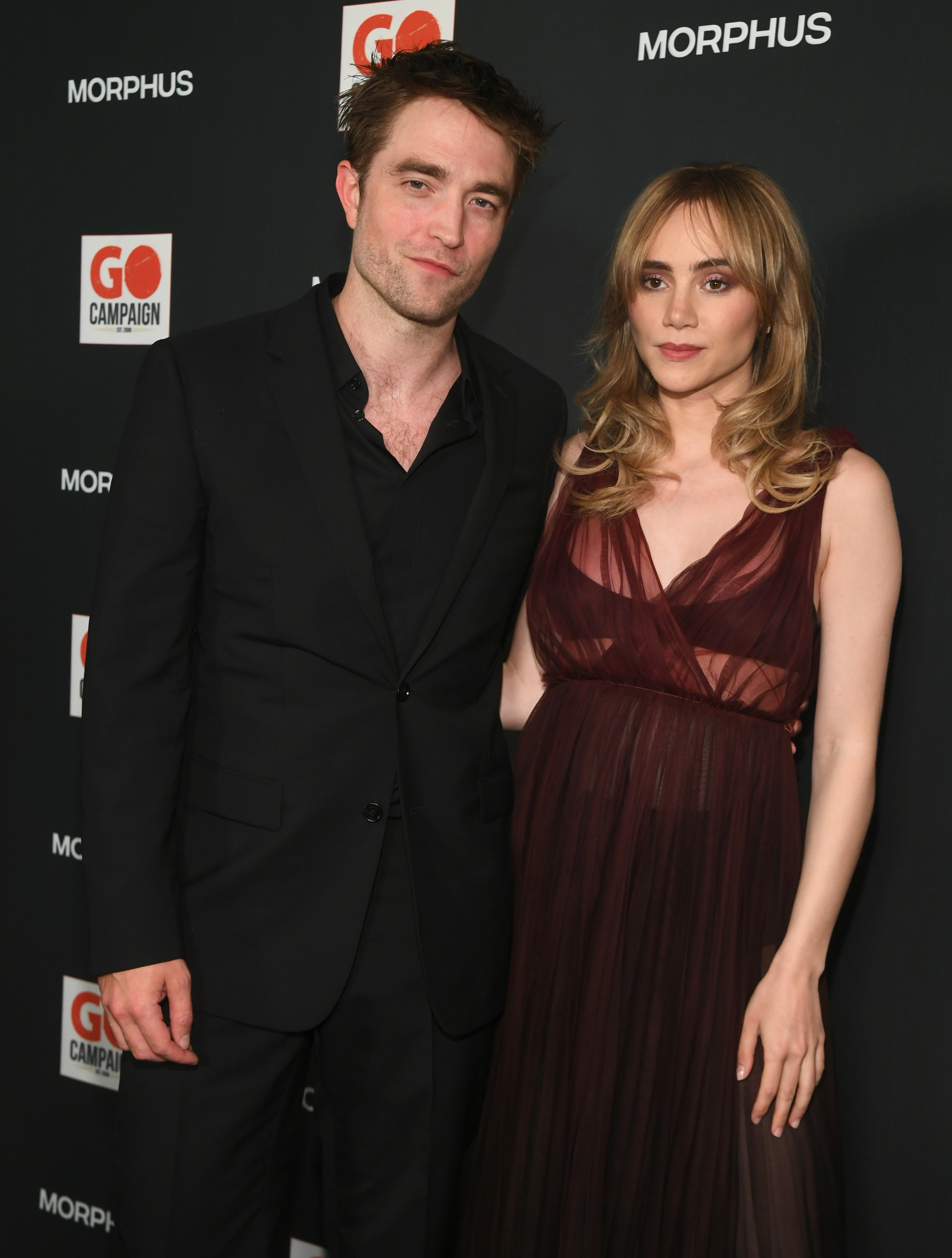 Robert Pattinson and Suki Waterhouse at GO Campaign's Annual Gala in Los Angeles, California on October 21, 2023 | Source: Getty Images