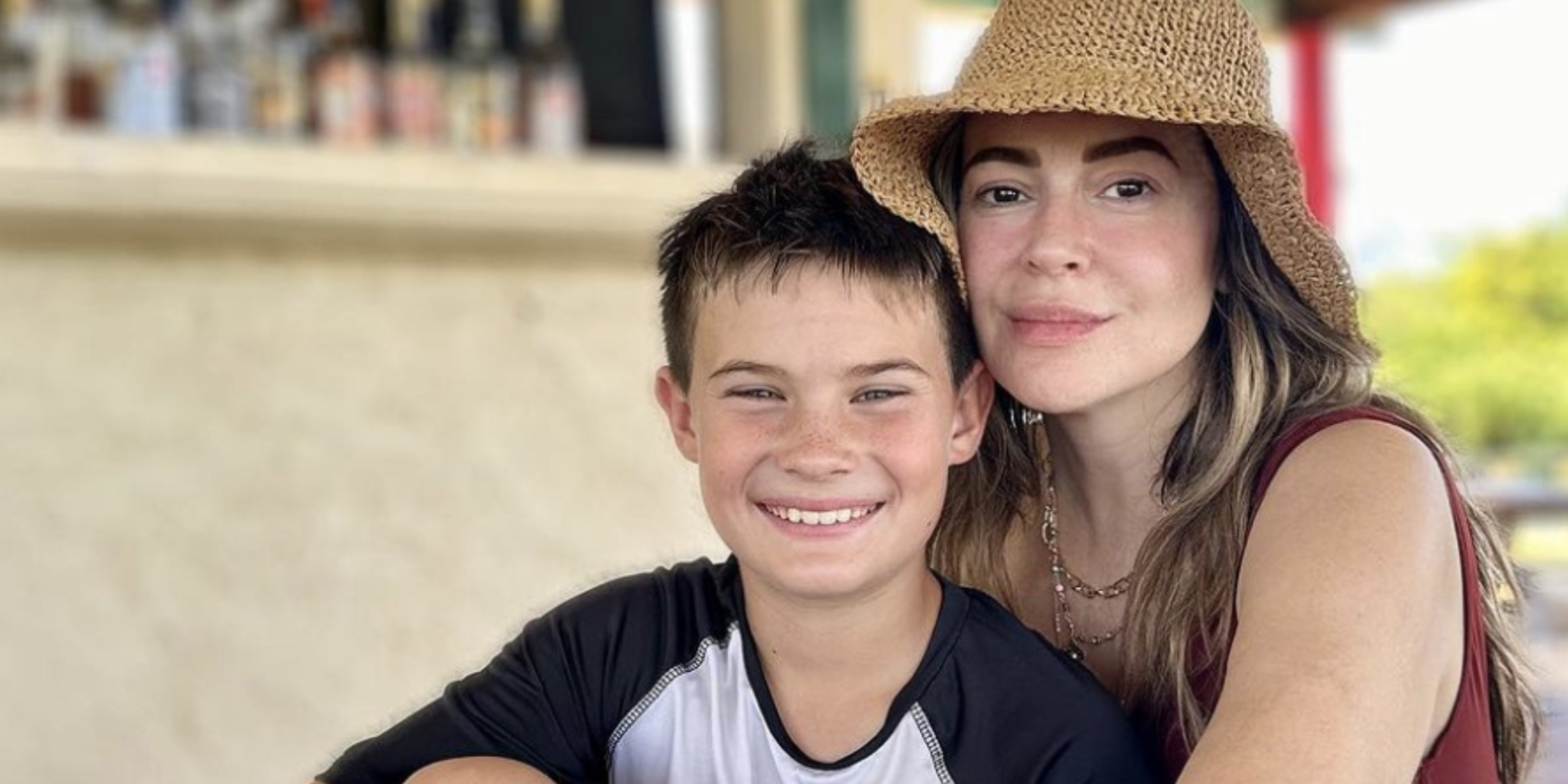 Alyssa Milano and her son, Milo | Source: Instagram.com/milano_alyssa/