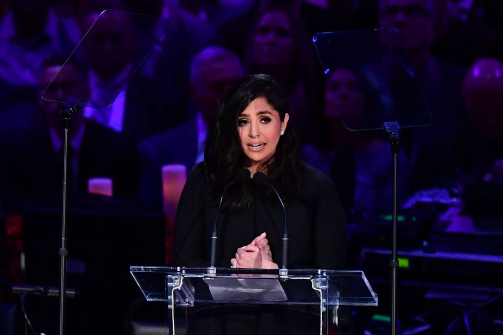 Vanessa Bryant at the "Celebration of Life for Kobe and Gianna Bryant" service in Downtown Los Angeles on February 24, 2020 | Photo: Getty Images