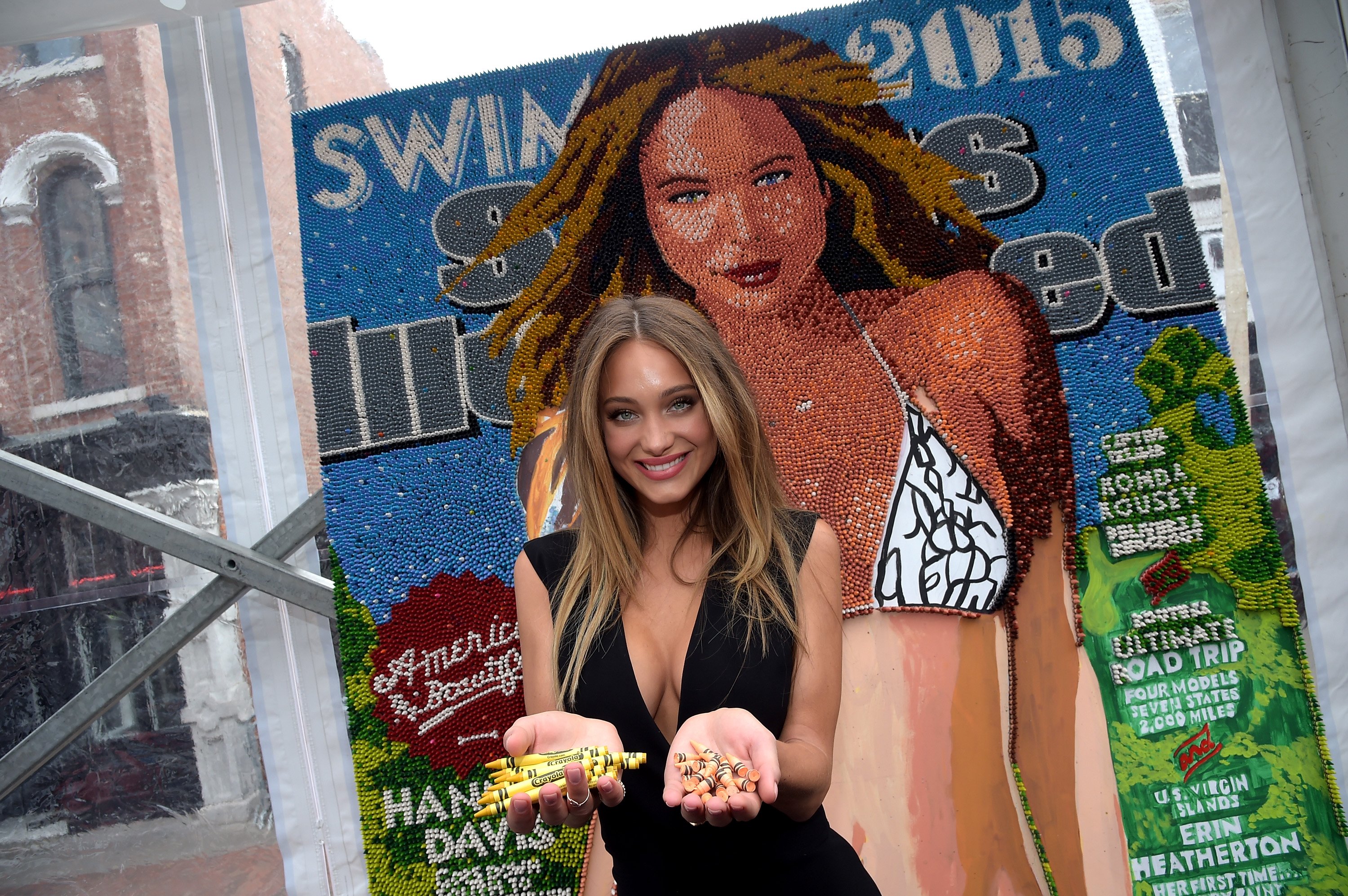Model Hannah Davis attends 2015 Sports Illustrated Swimsuit's "Swimville" Takes Over Nashville! on February 11, 2015, in Nashville, Tennessee. | Source: Getty Images