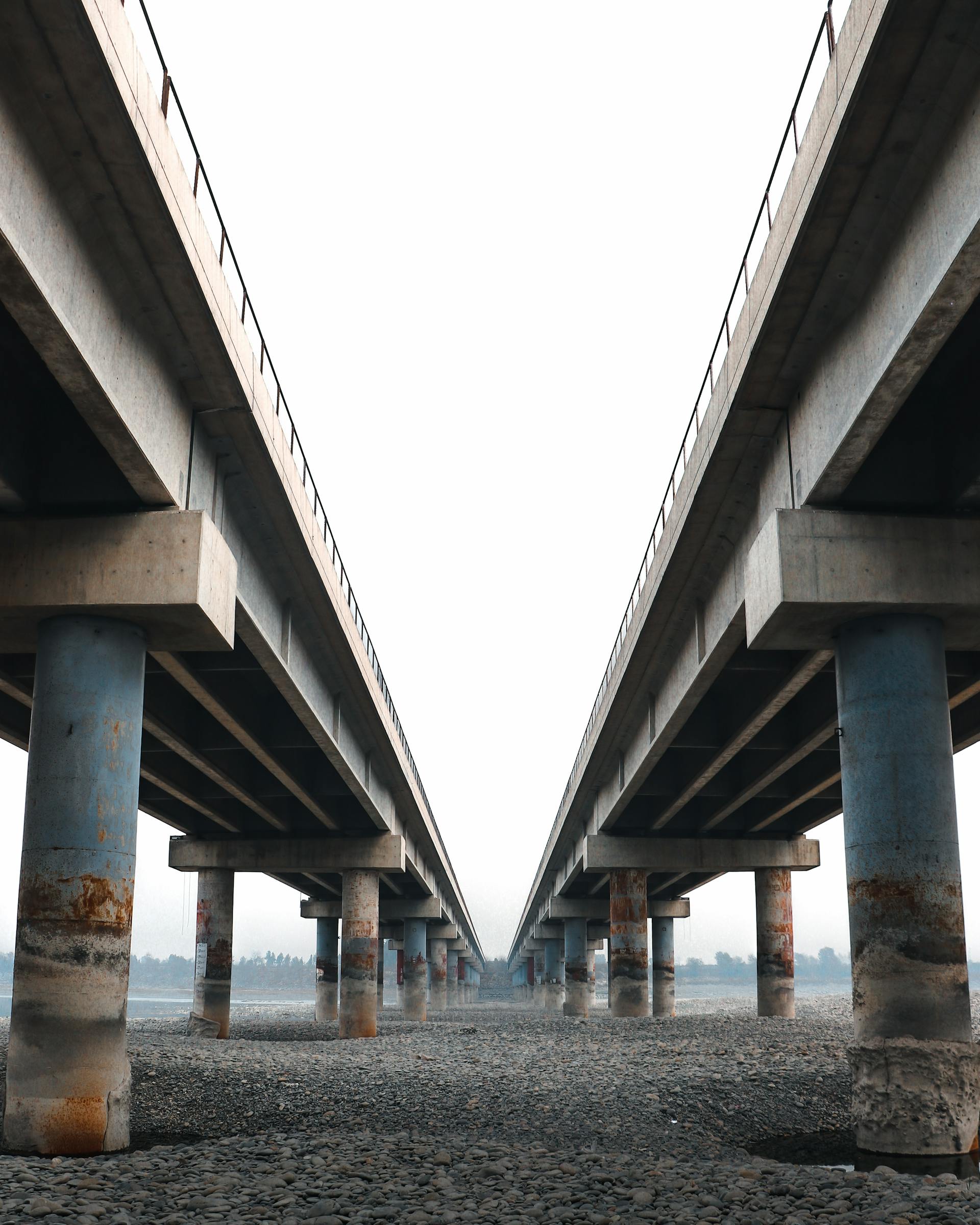 The underside of a bridge | Source: Pexels