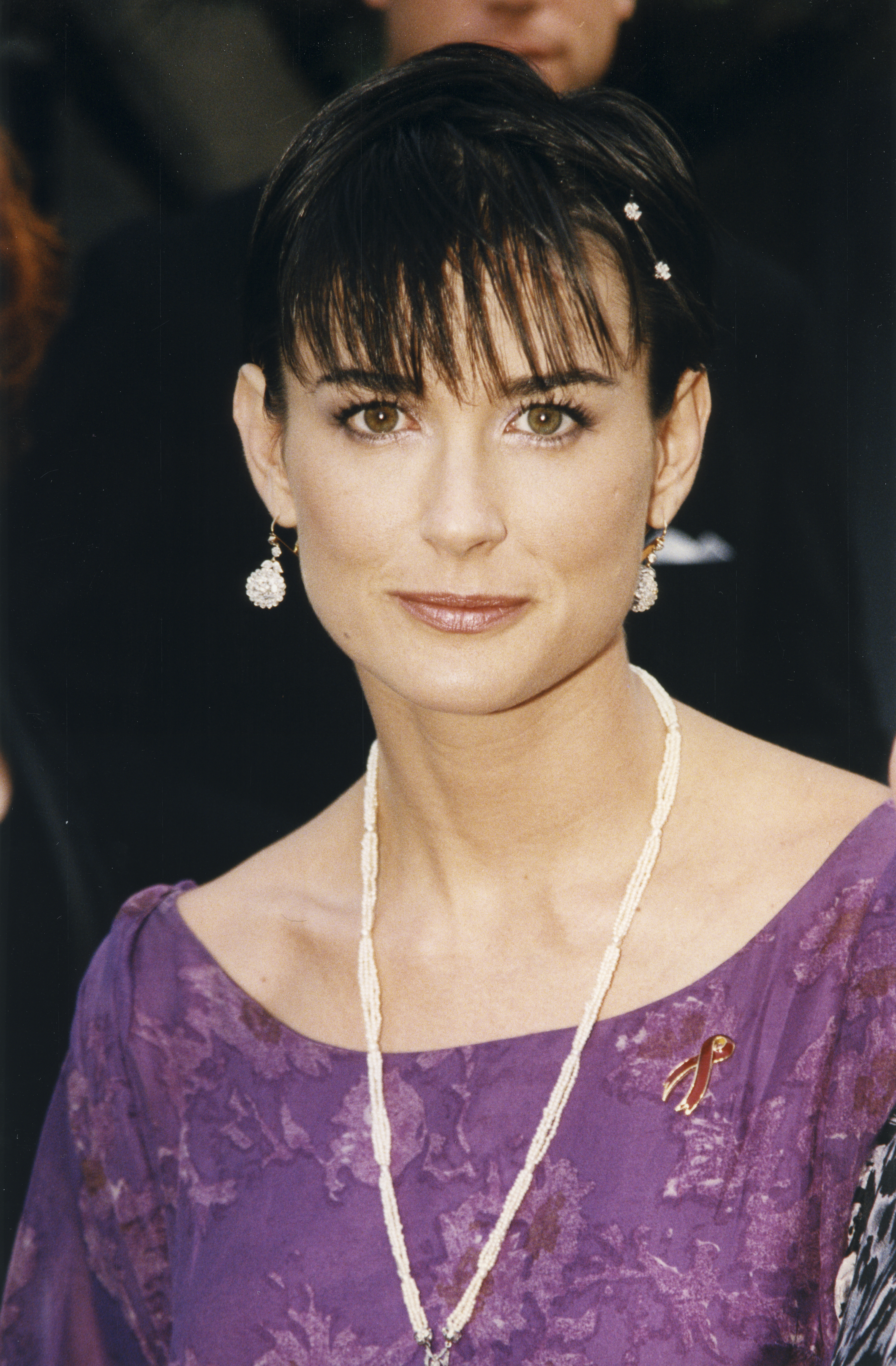 Demi Moore at the AMFAR party at the Moulin de Mougin during the Cannes Film Festival in France, on May 15, 1997. | Source: Getty Images