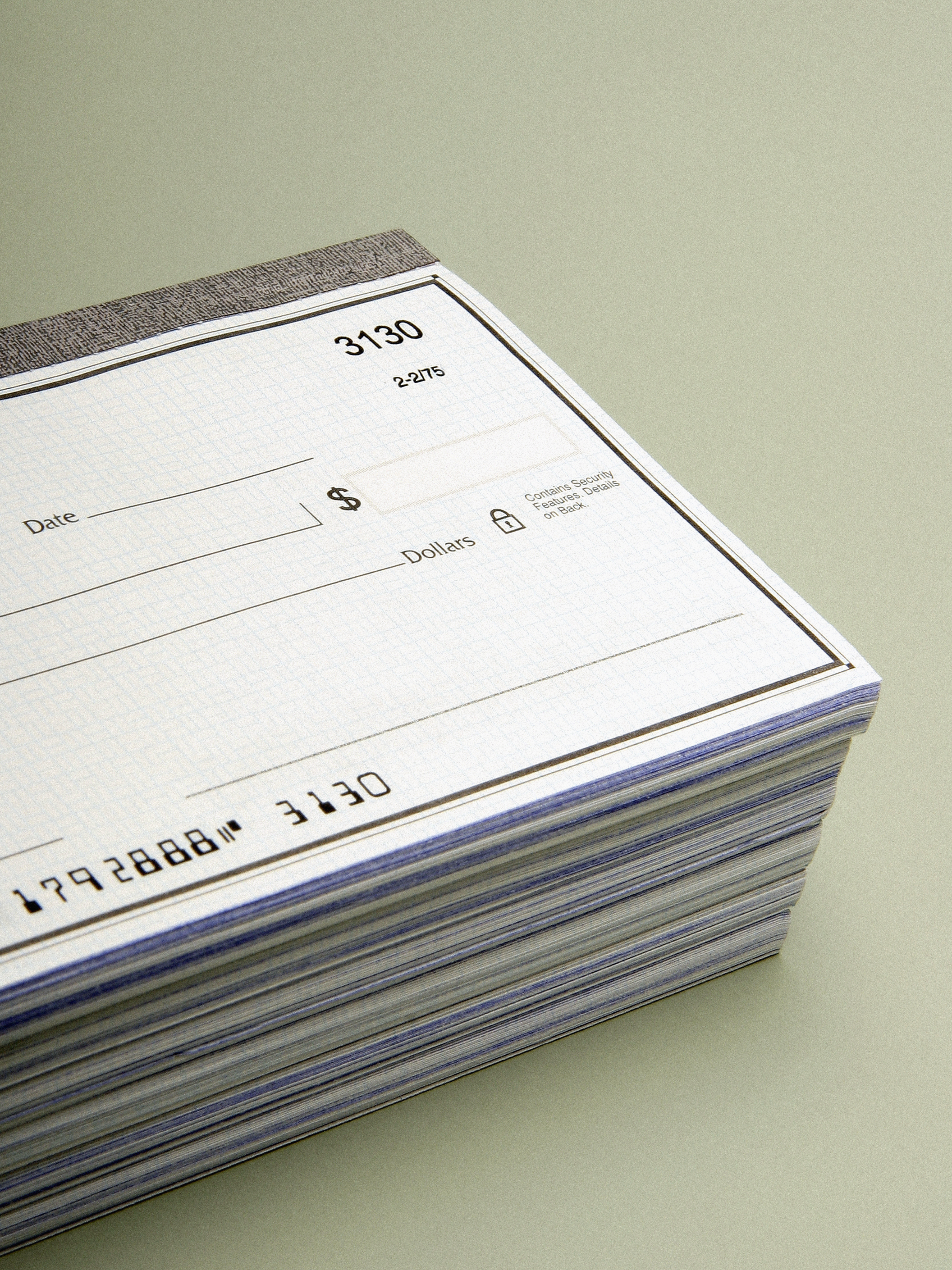 A stack of blank checks | Source: Getty Images