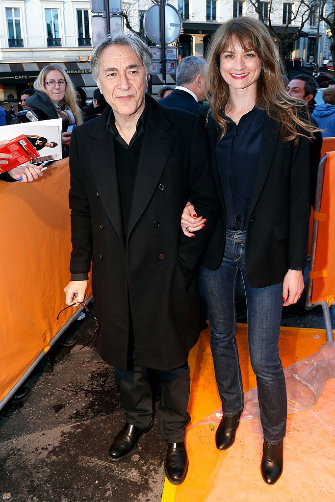 Richard Berry et sa femme Pascale Louange | Photo : Getty Images