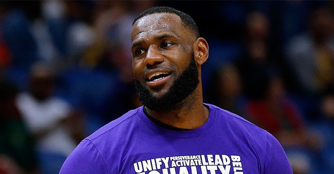 Picture of LeBron James during a basketball game | Source: Getty Images