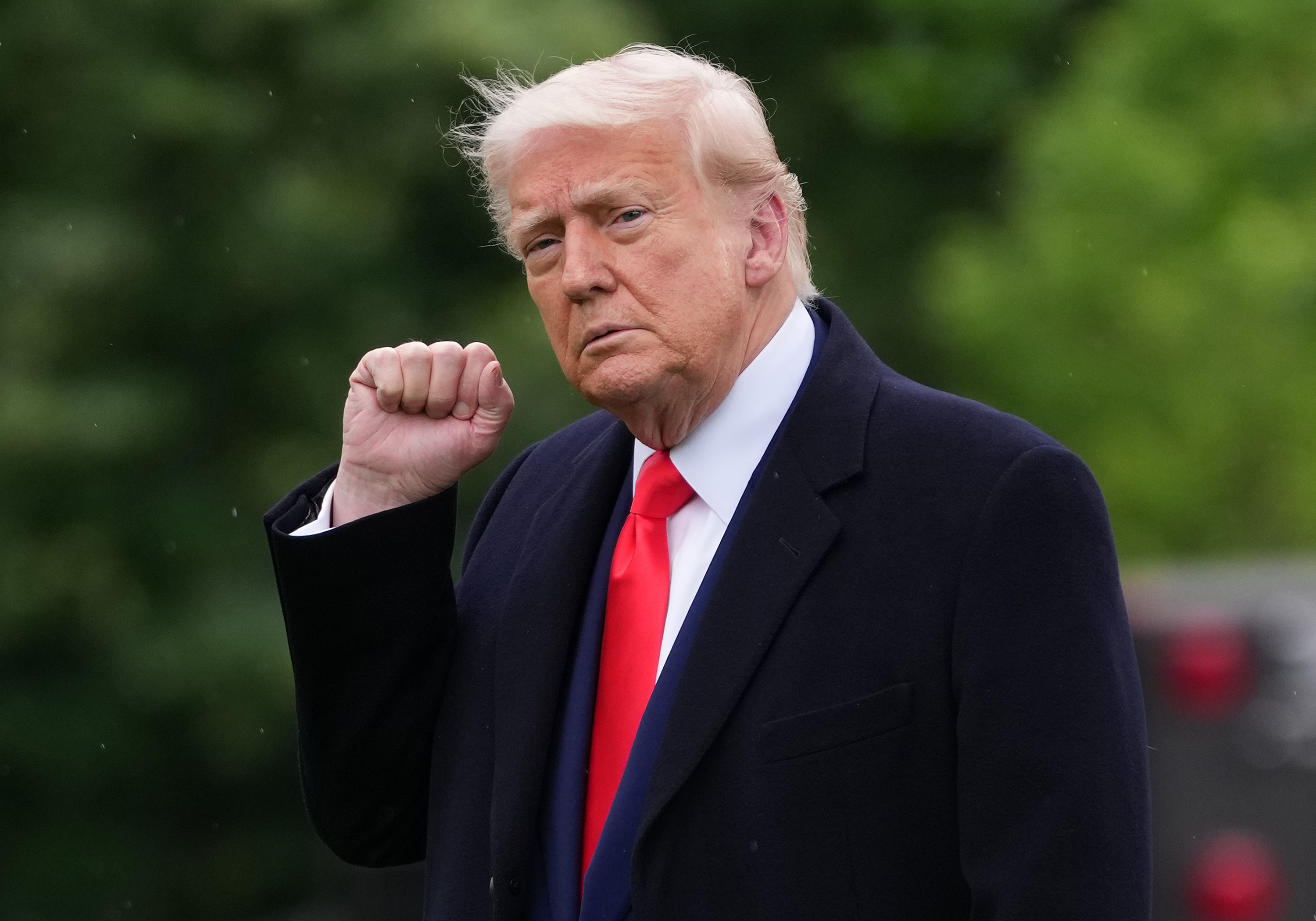 U.S. President Donald Trump departs the White House on May 22, 2025, in Washington, D.C. | Source: Getty Images