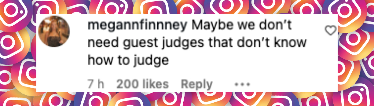 Netizen comment about "DWTS" guest judge Flavor Flav, posted on November 5, 2025. | Source: Instagram/dancingwiththestars