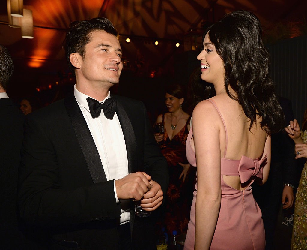 Orlando Bloom and Katy Perry attend The Weinstein Company and Netflix Golden Globe Party, presented with DeLeon Tequila, Laura Mercier, Lindt Chocolate, Marie Claire and Hearts On Fire at The Beverly Hilton Hotel on January 10, 2016 | Photo: Getty Images