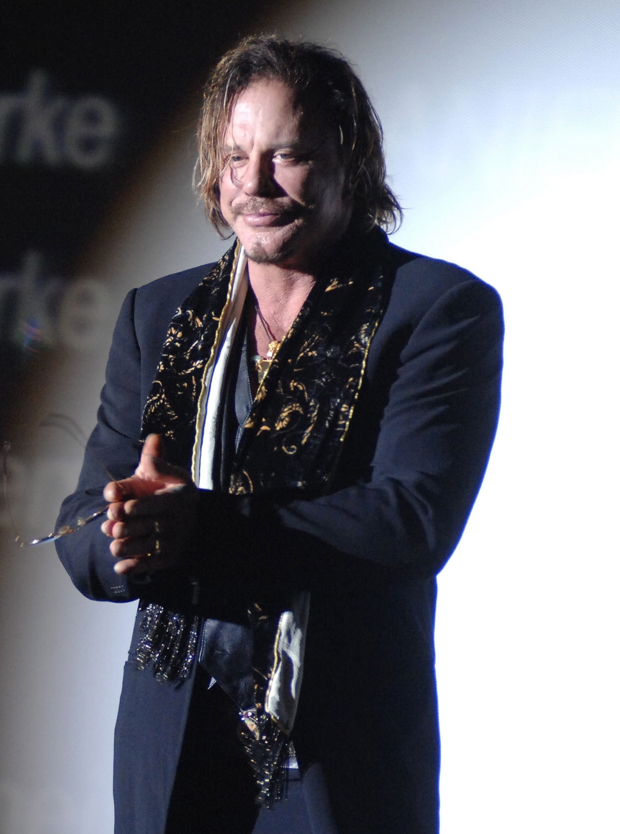 Mickey Rourke attends "The Wrestler" premiere during the Antalya Golden Orange Film Festival and the International Eurasia Film Festival on October 18, 2008, in Antalya, Turkiye | Source: Getty Images