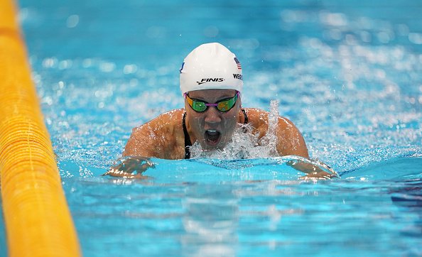 Mallory Weggemann at The London Aquatic Centre, London in 2019. | Photo: Getty Images
