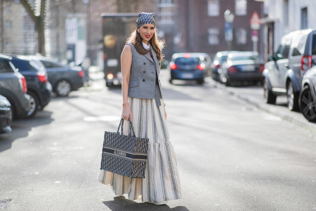 Alexandra Lapp porte la collection Croisière CHRISTIAN DIOR 2021 | Photo : Getty Images