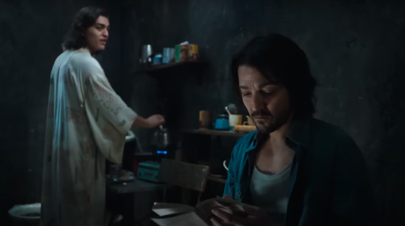 Tonatiuh as Luis and Diego Luna as Valentin from " Kiss of the Spider Woman." | Source: YouTube/Jennifer Lopez