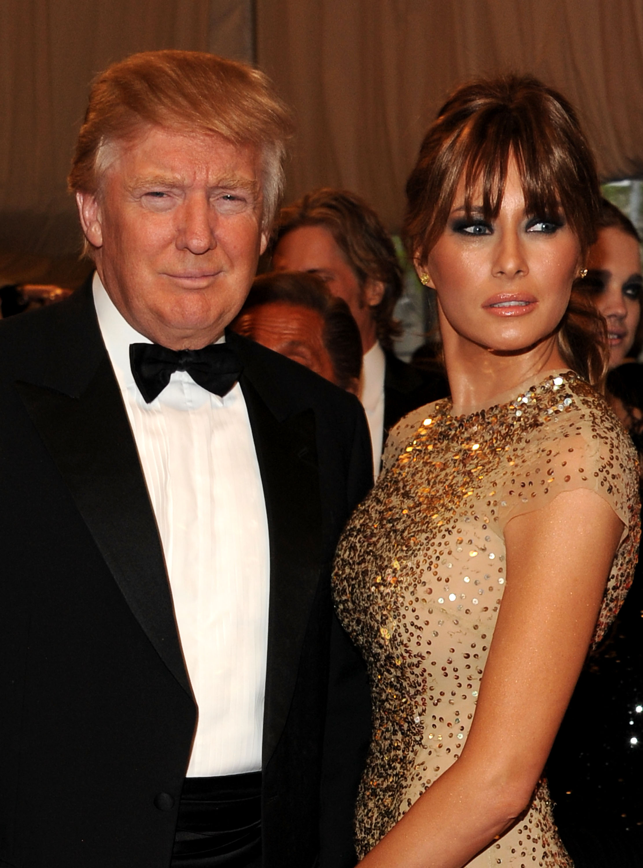 Donald Trump and Melania Trump attend the "Alexander McQueen: Savage Beauty" Costume Institute Gala at Metropolitan Museum of Art on May 2, 2011, in New York City | Source: Getty Images
