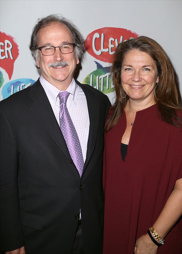 Mark Linn-Baker and Christa Justus attend the Off-Broadway opening night performance of 'Clever little Lies' at the Westside Theatre on October 12, 2015 | Photo: Getty Images