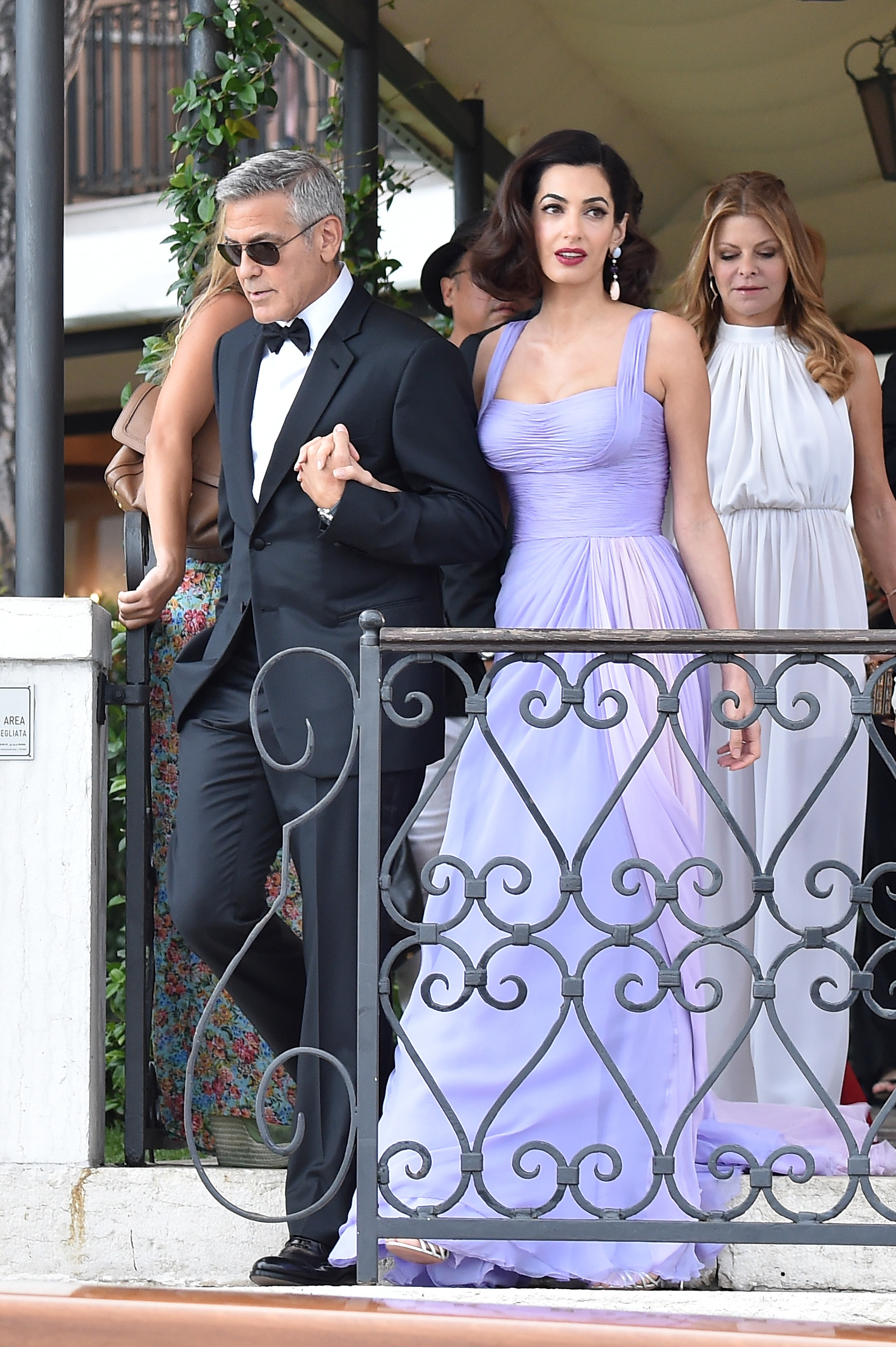 George and Amal Clooney at the 74th Venice Film Festival in Venice, Italy on September 2, 2017 | Source: Getty Images