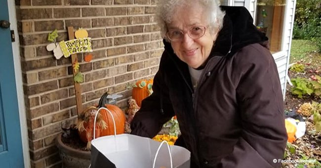 91-year-old goes trick-or-treating for the first time in her life and becomes an internet star
