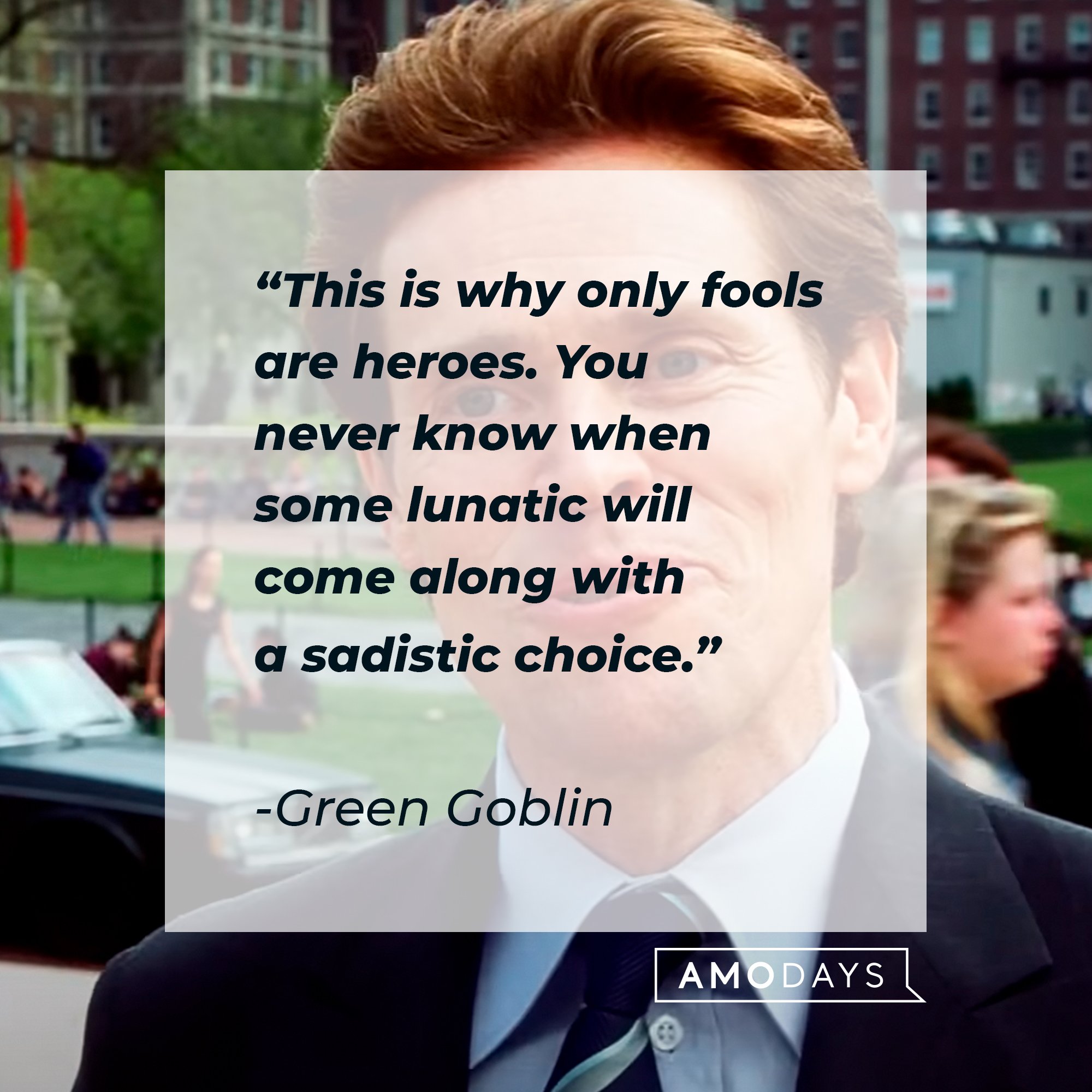 58 Malicious Twisted Green Goblin Quotes