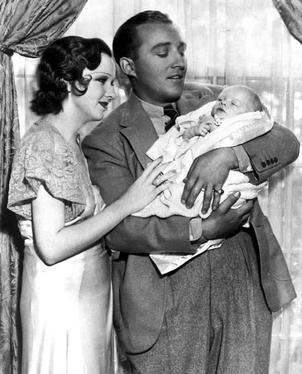 Actor Bing Crosby, his wife Dixie and their firstborn son Gary in 1933 | Source: Getty Images