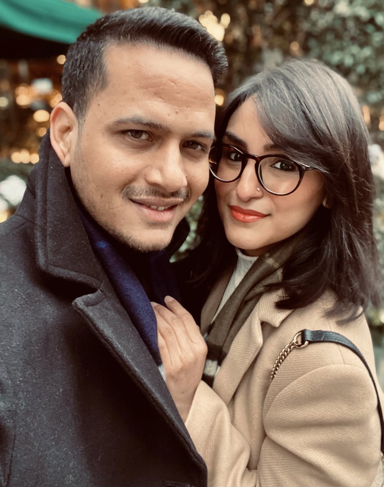 Javed Ali Syed and his partner from a post dated December 18, 2021. | Source: Facebook/Javed Ali Syed