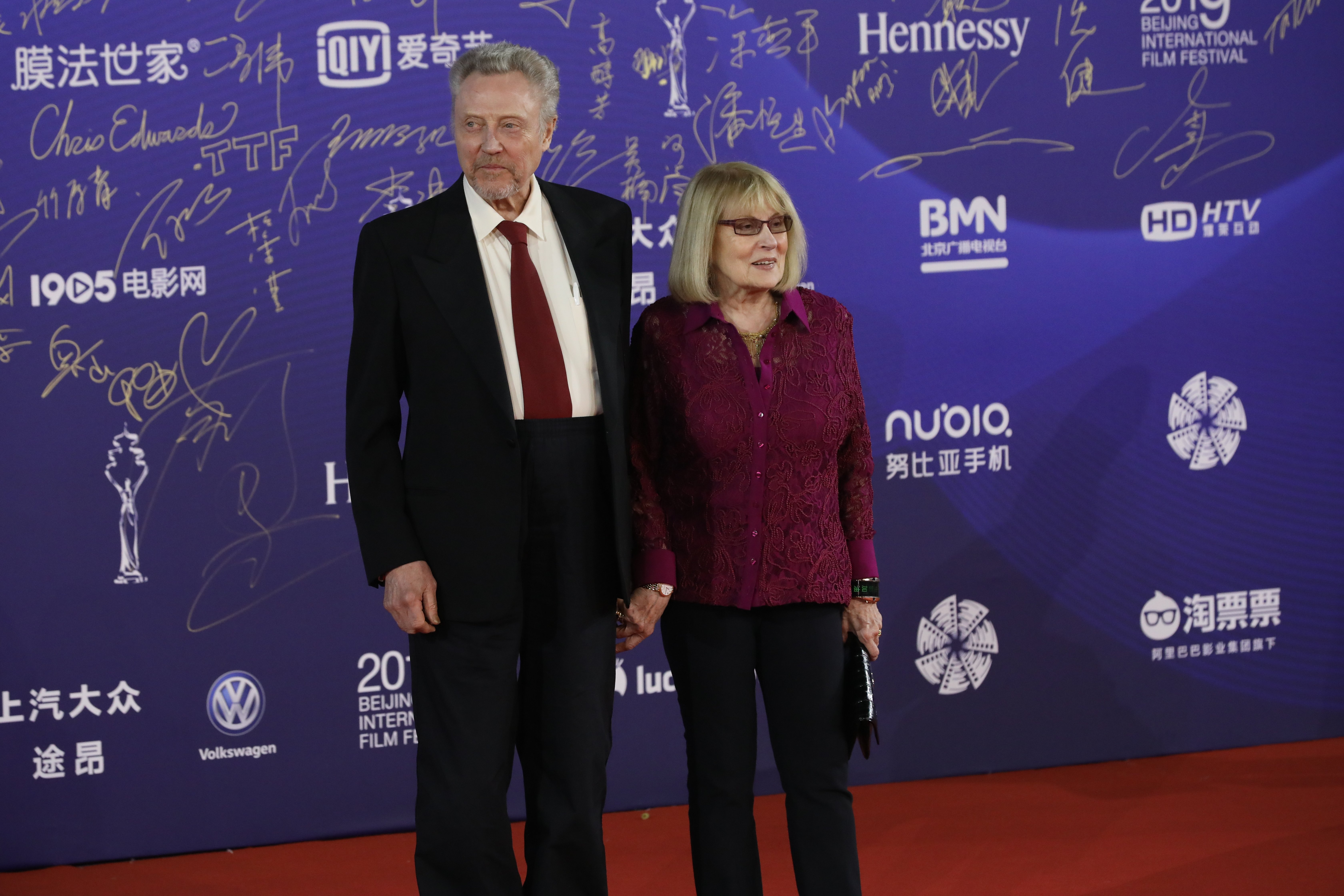 Christopher Walken and Georgianne at the 9th International Beijing Film Festival on April 13, 2019 | Source: Getty Images
