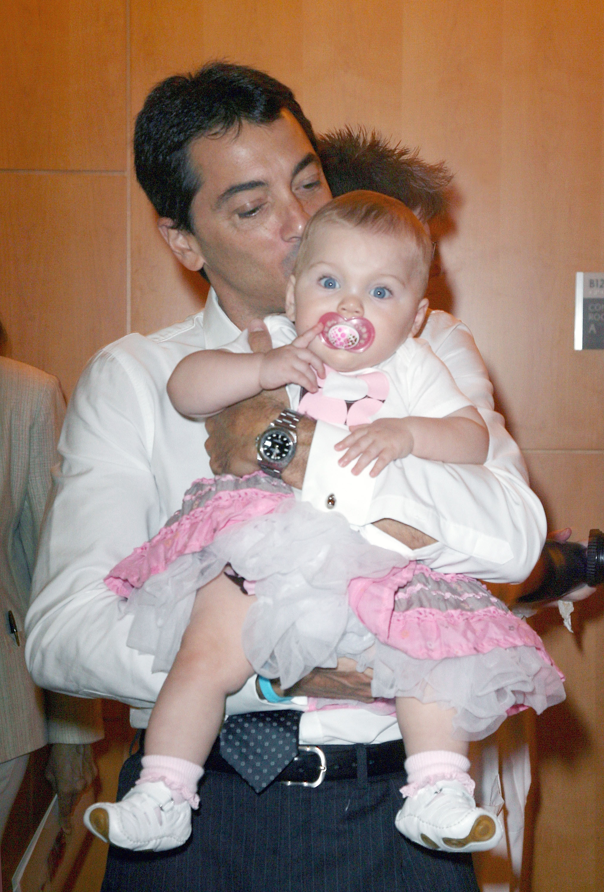 Actor Scott Baio and daughter Bailey attend a press conference to promote Save Babies Through Screening Foundation at UCLA on September 5, 2008 in Westwood, California. | Source: Getty Images