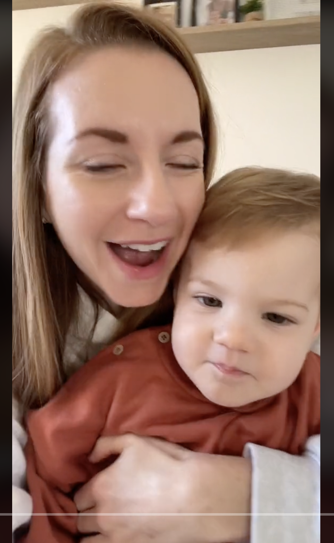 Samantha Mary and her son Jack, as seen in a video dated January 17, 2024 | Source: TikTok/samanthamary1989