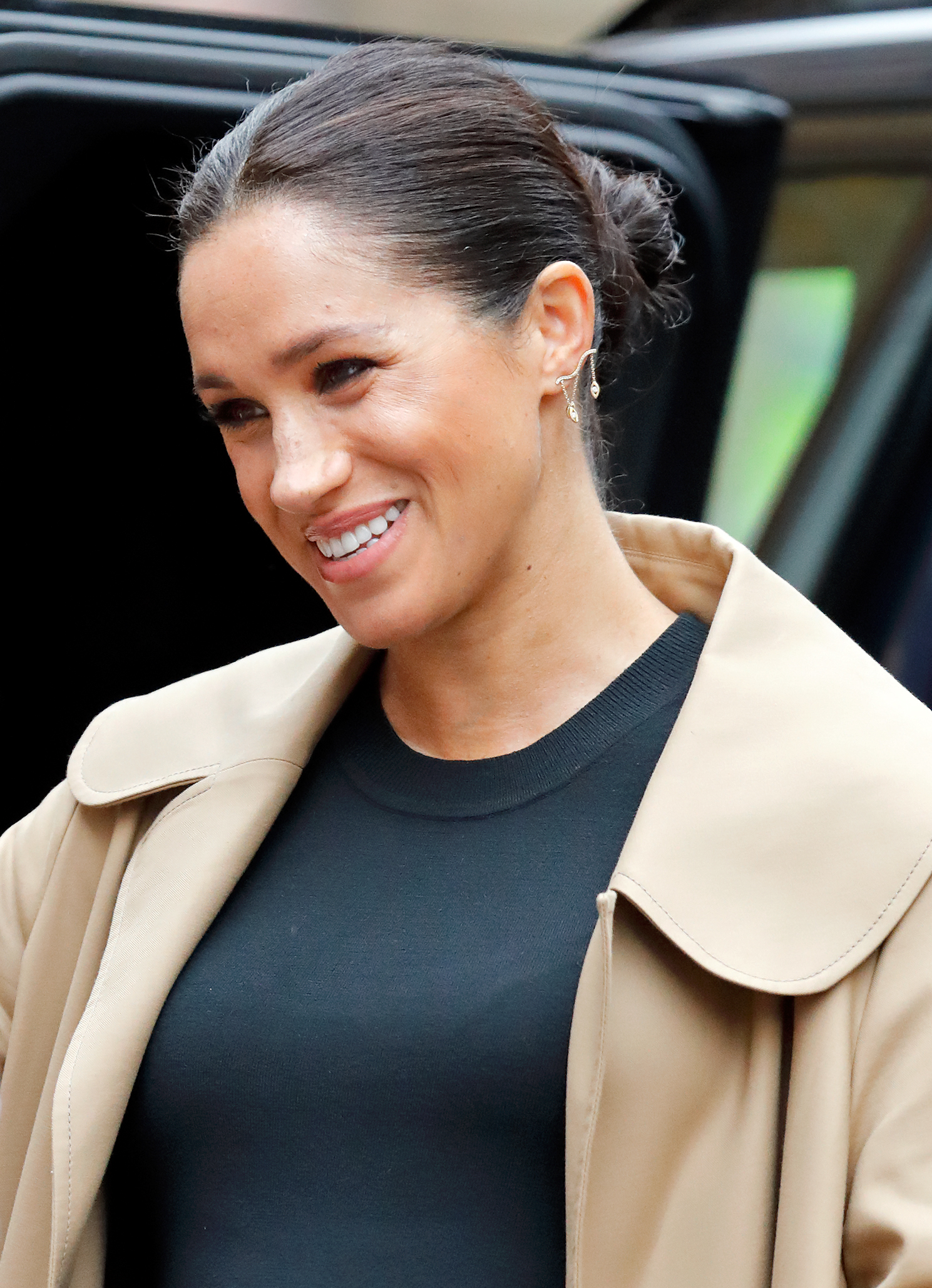 Meghan Markle visits Smart Works on January 10, 2019 in London, England. | Source: Getty Images
