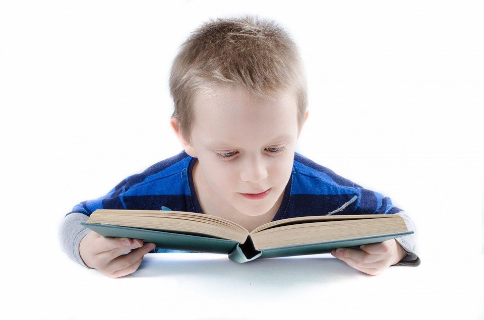Un niño leyendo un libro. | Foto: Pixabay