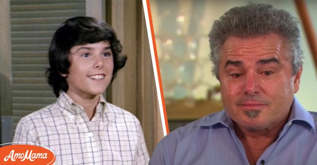 Picture of a young Christopher Knight [left]. Picture of Christopher Knight during an interview | Photo: Getty Images  ||  youtube.com/Entertainment Tonight 