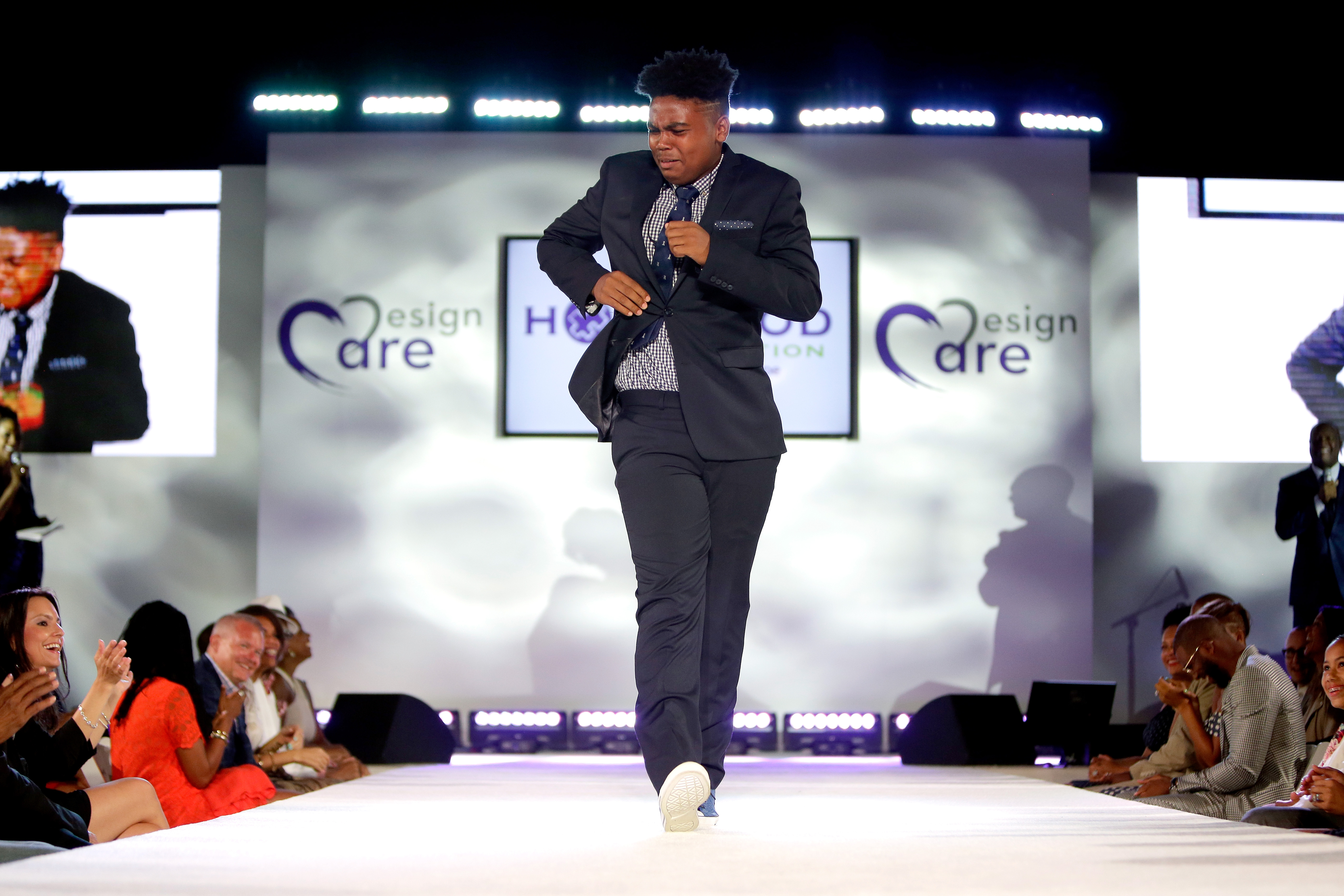 Robinson James Peete walks the runway at HollyRod Foundation's DesignCare Gala on July 16, 2016, in Pacific Palisades, California. | Source: Getty Images