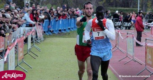 Der kenianische Läufer Abel Mutai führte mit großem Vorsprung, als er