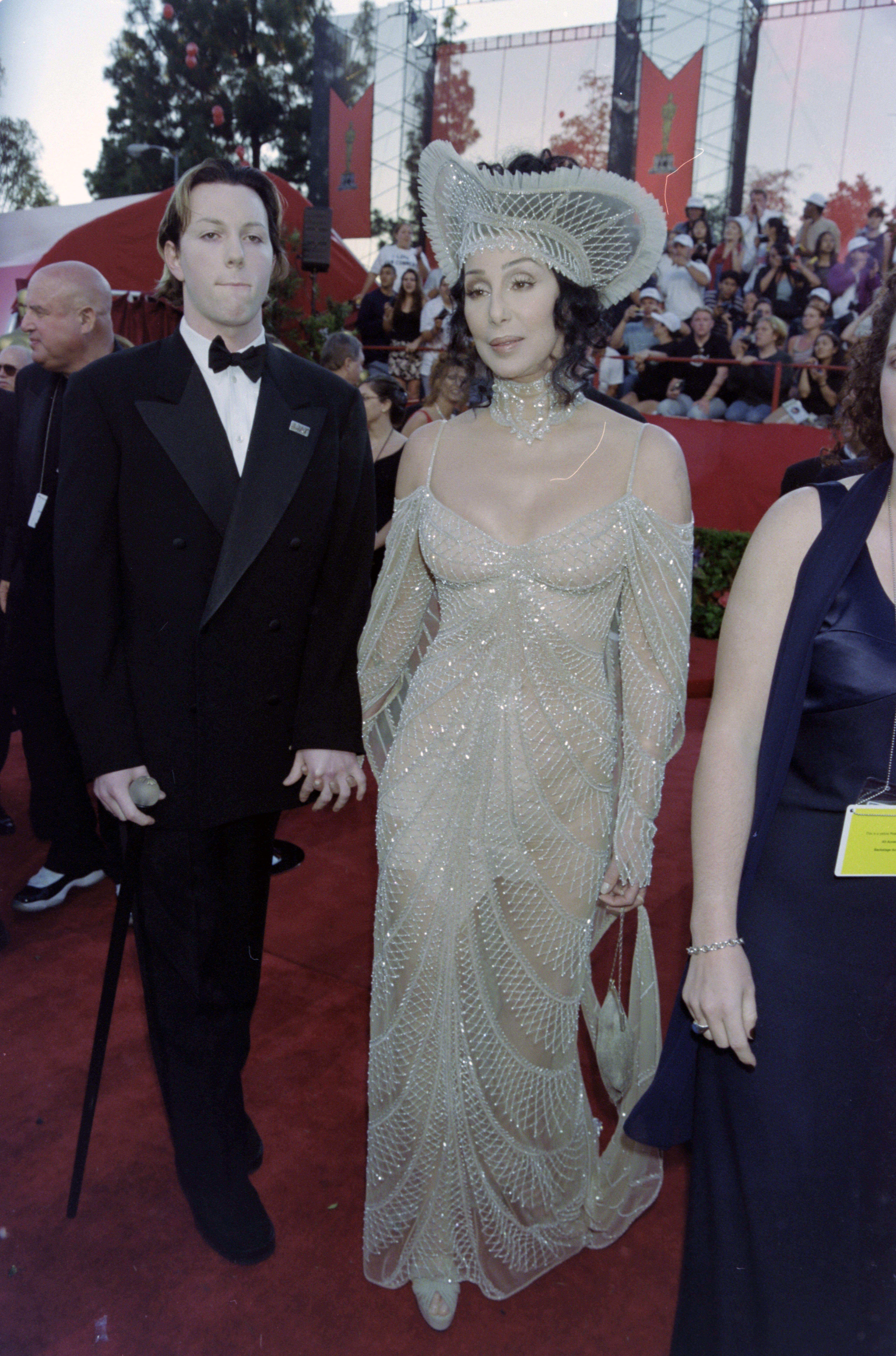 Elijah Blue Allman and Cher, attend the 70th Academy Awards at the Shrine Auditorium in Los Angeles, California, on March 23, 1998. | Source: Getty Images