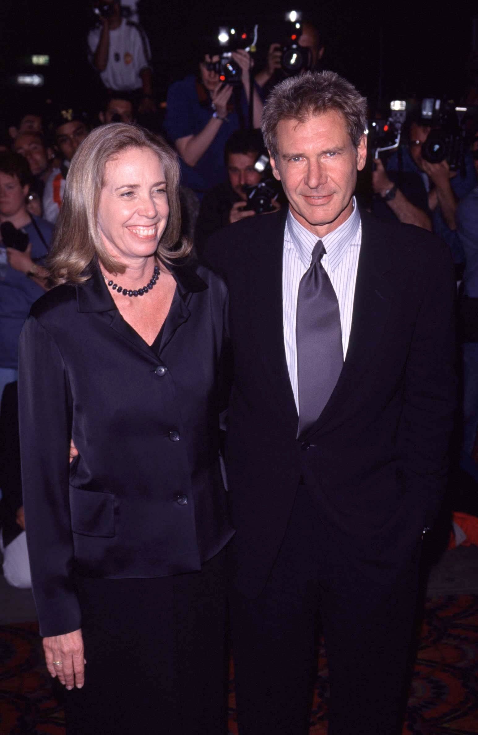 Melissa Mathison and Harrison Ford. l Image: Getty Images.