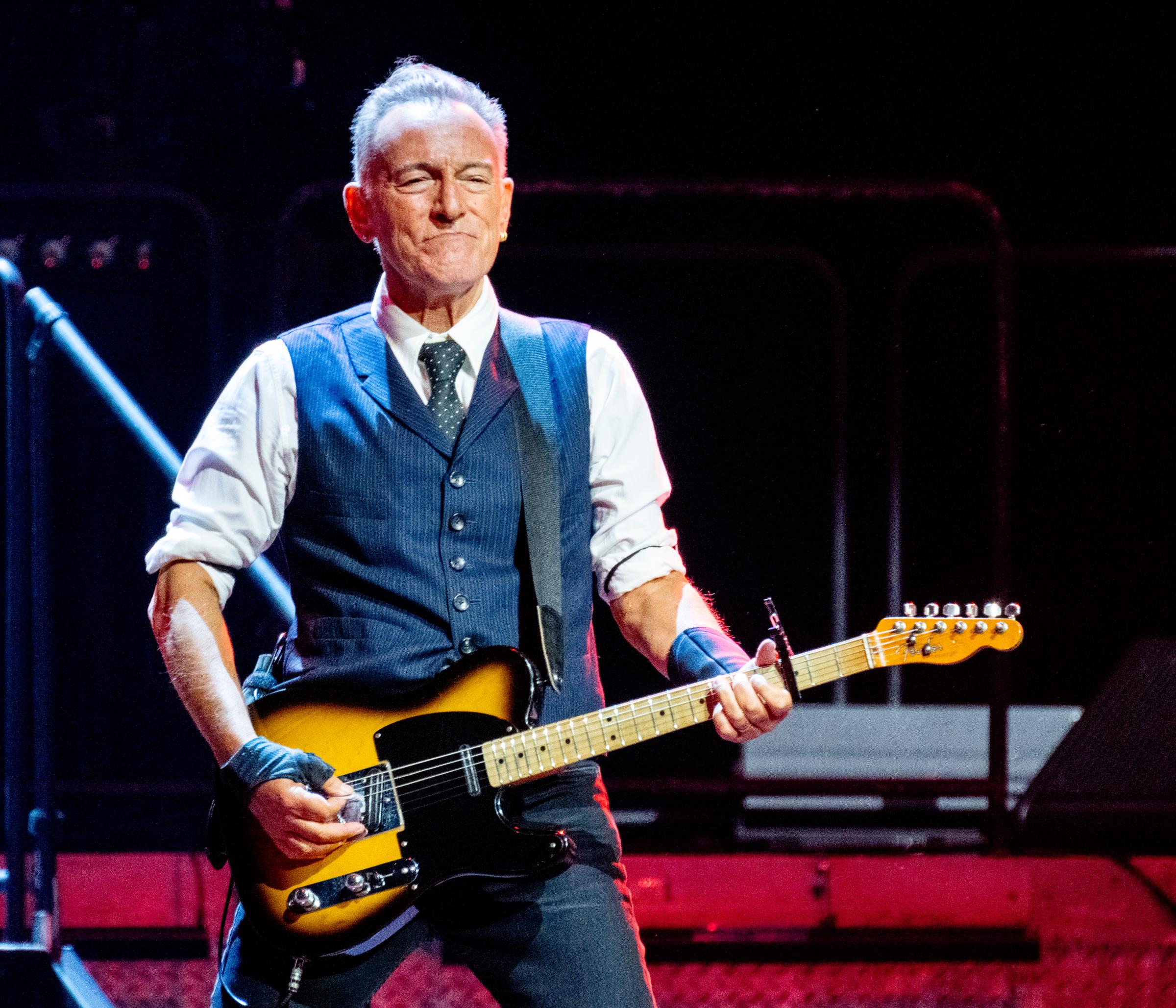 Bruce Springsteen performs during the first night of his "The Land of Hopes and Dreams" tour at Co-op Live in Manchester, England, on May 14, 2025 | Source: Getty Images