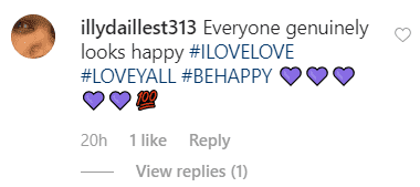 Comment on Brandon Tour's post/ Source: Instagram/brandontour