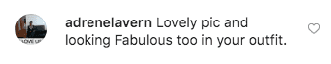 A fan's comment on Evelyn Braxton's Instagram post | instagram.com/evelynbraxton