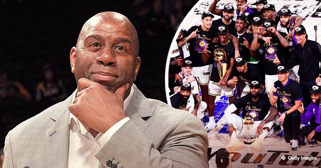 Here's What Magic Johnson Said About The Los Angeles Lakers Winning NBA ...