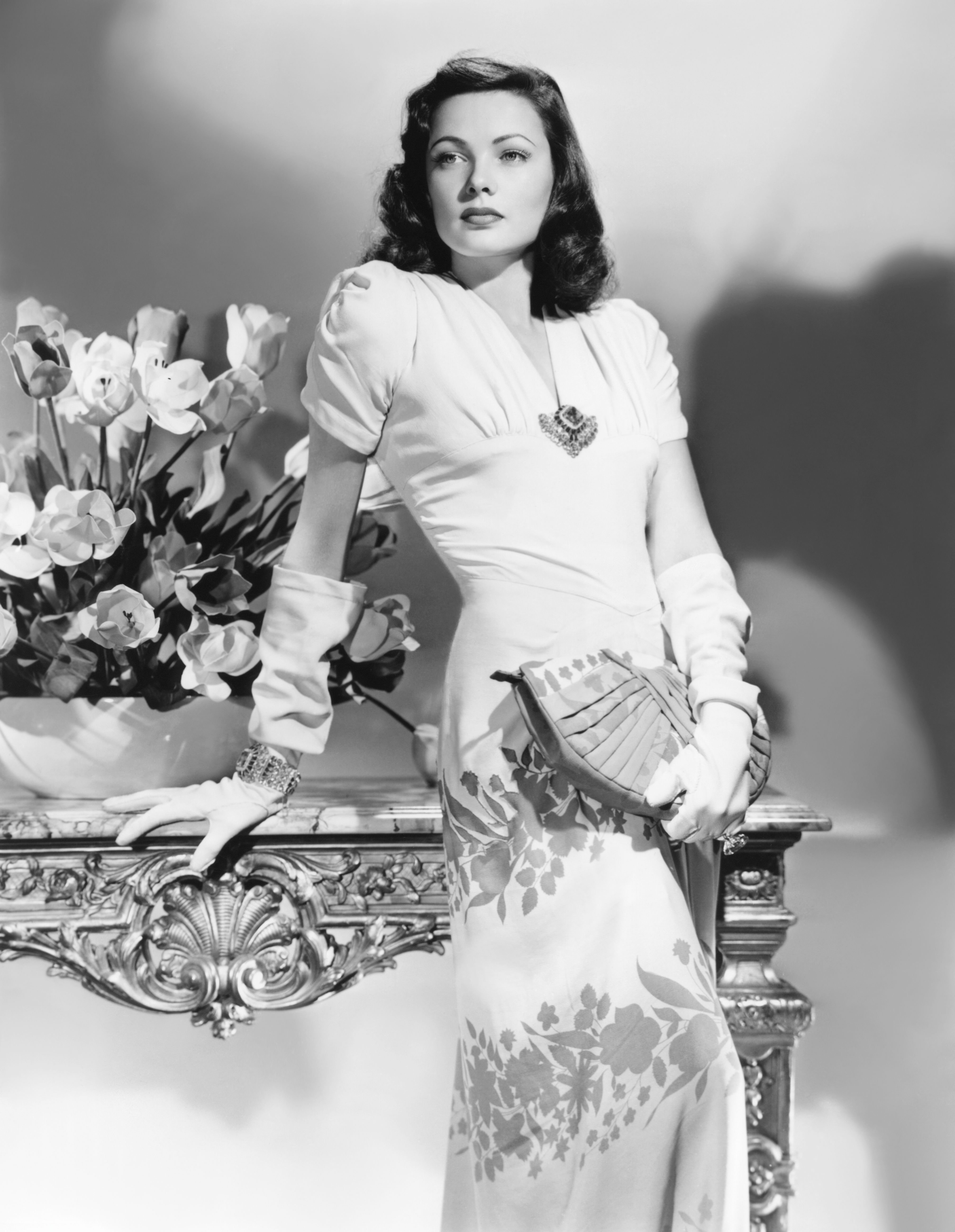 Tough Times of Beloved Hollywood Actress Gene Tierney — Look through ...