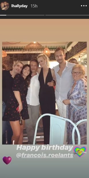 Source: Story Instagram de Laeticia Hallyday