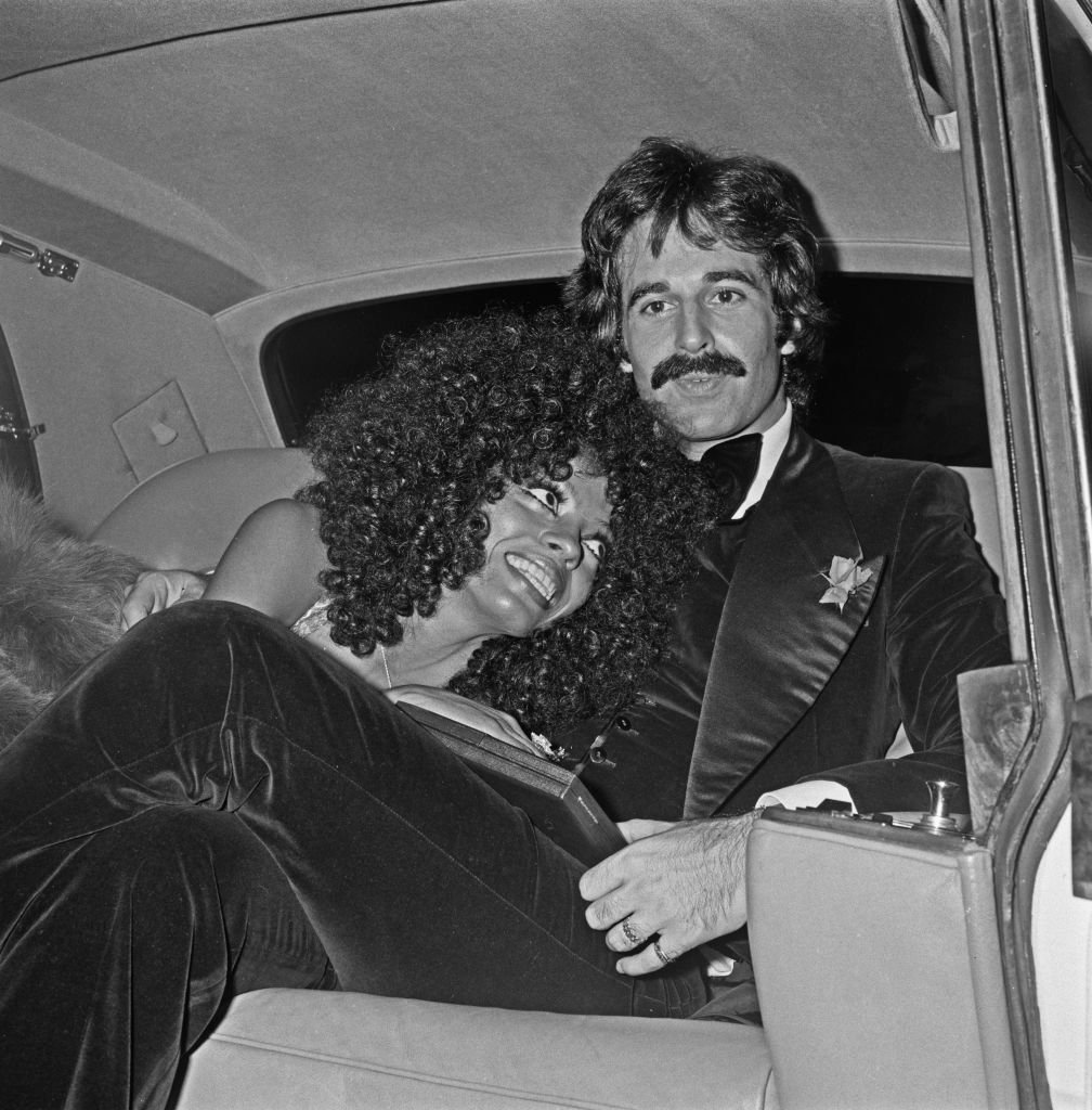 Music legend Diana Ross with her husband, music executive Robert Ellis Silberstein on September 24, 1973 in the United Kingdom | Photo: Getty Images