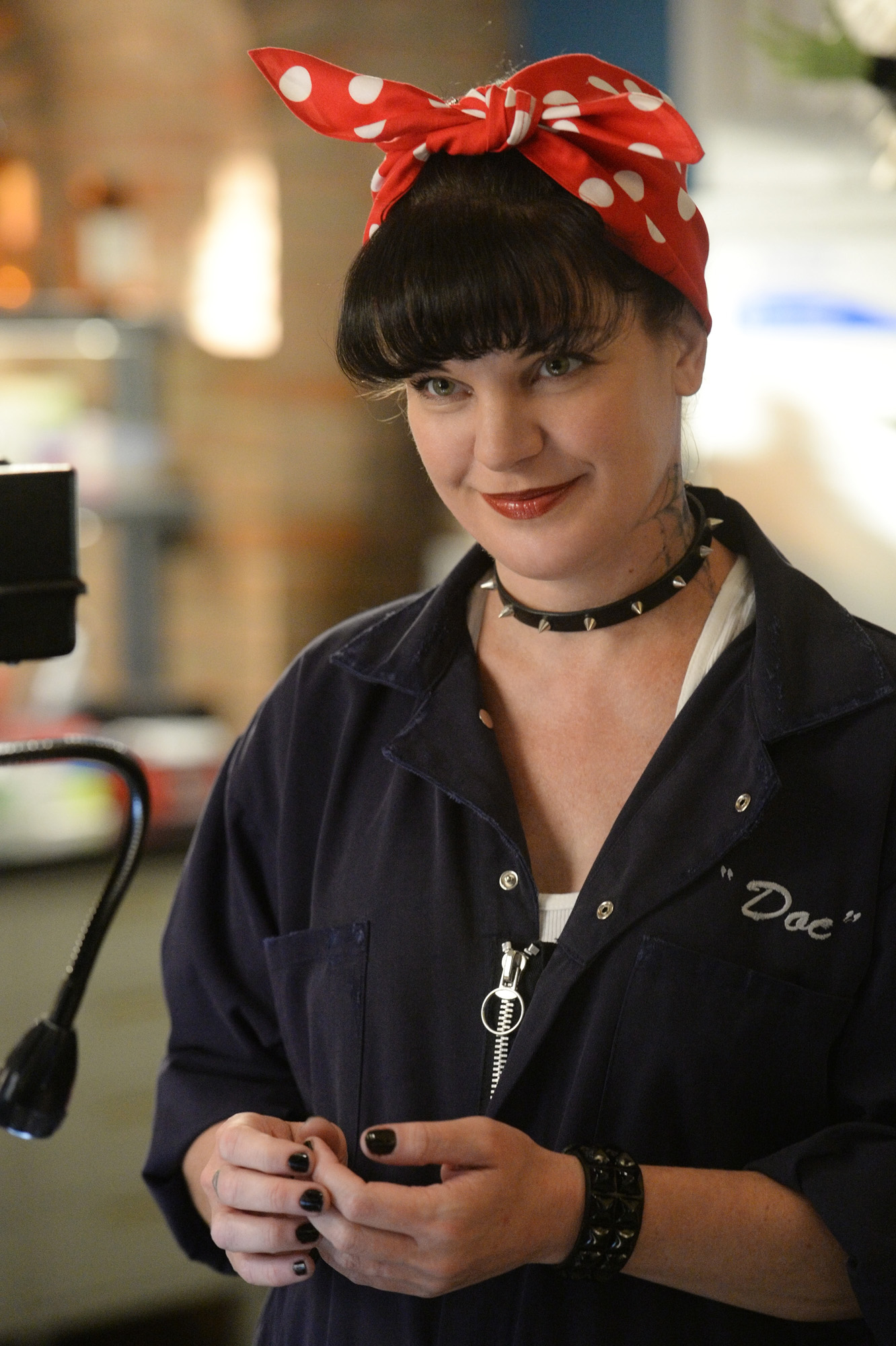 Pauley Perrette as Abby Sciuto on "NCIS" in Los Angeles, California, on October 7, 2015 | Source: Getty Images