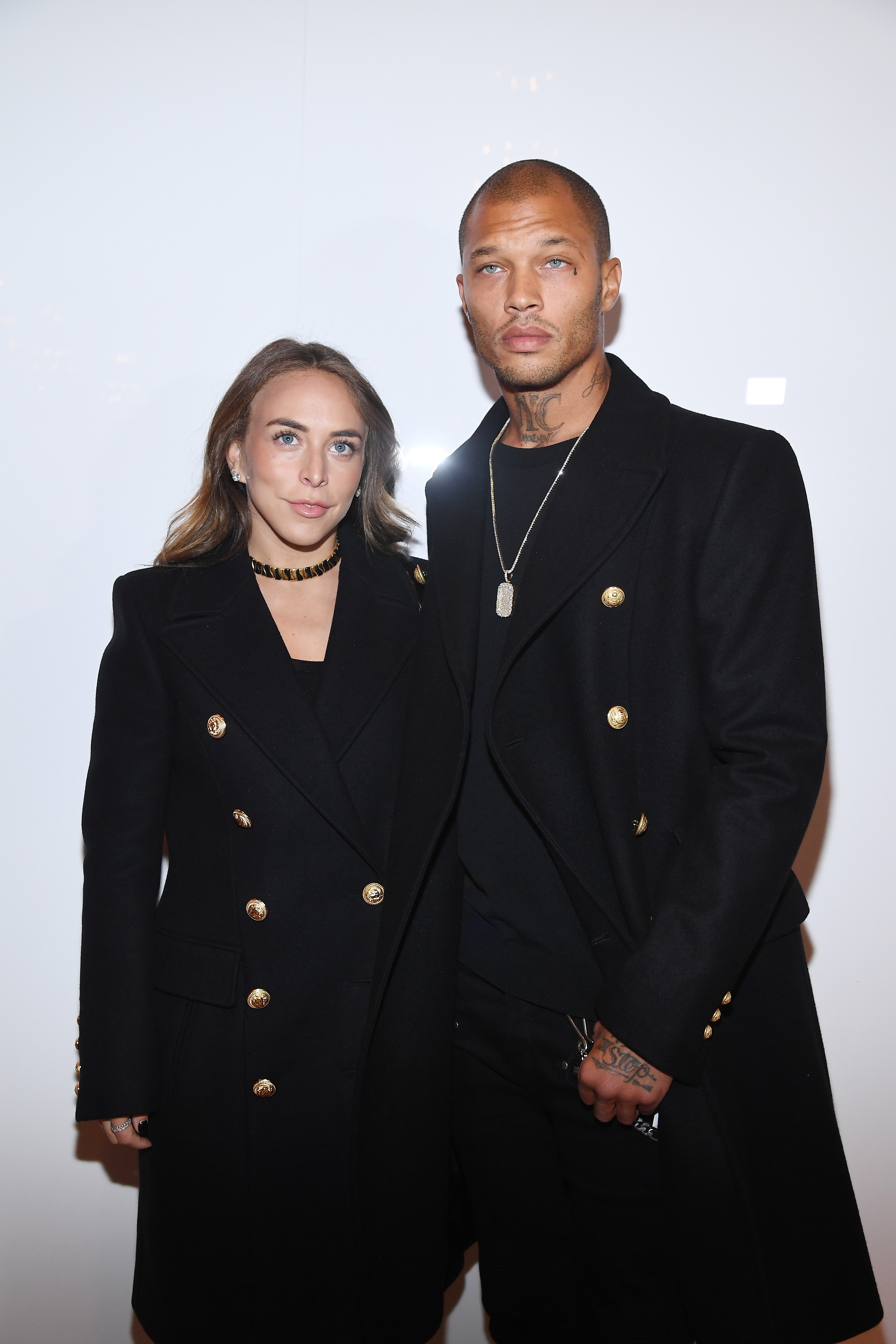 Chloe Green and Jeremy Meeks at the Paris Fashion Week on January 20, 2018 in Paris, France | Photo: Getty Images