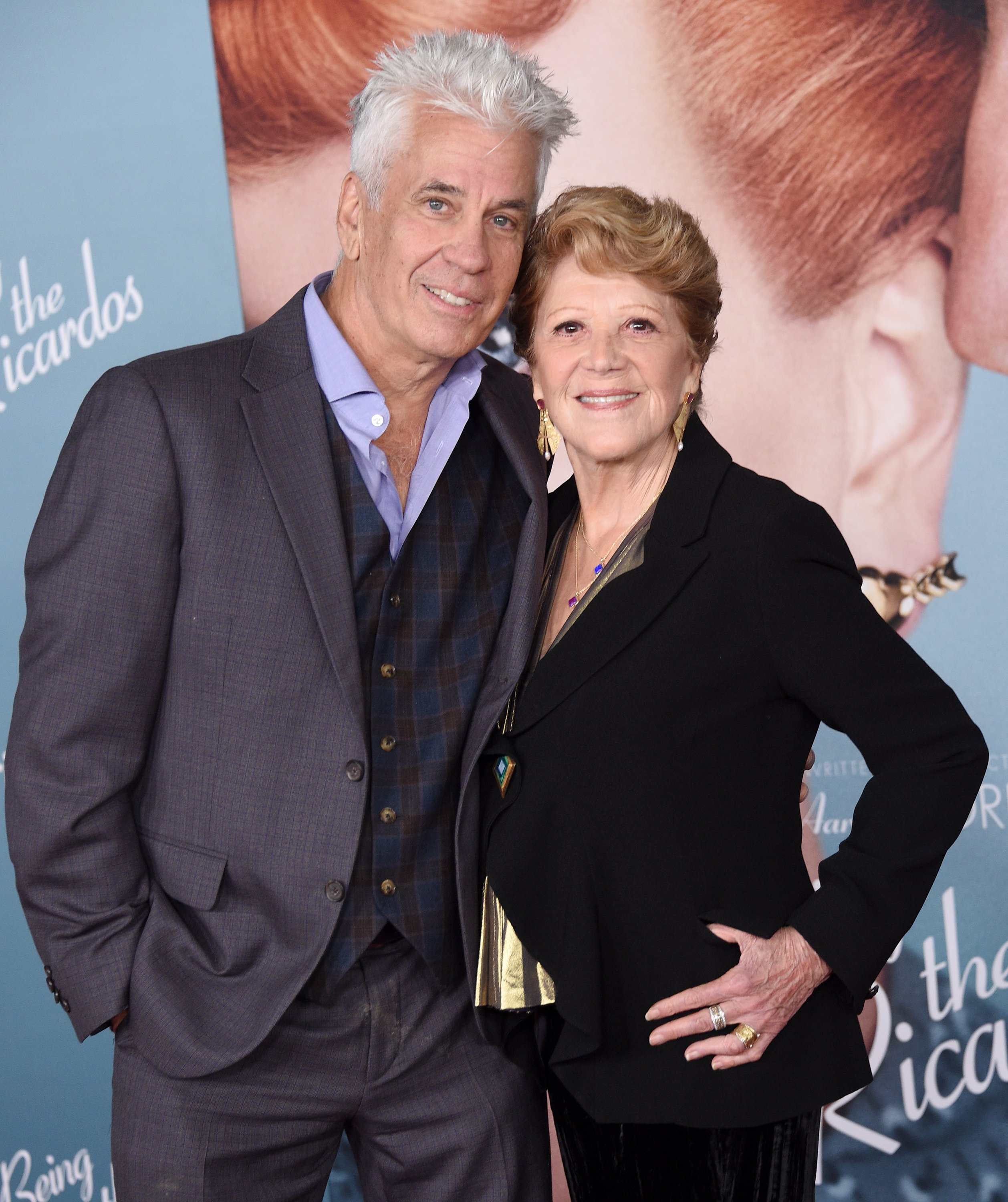 Steve Bakunas and Linda Lavin attend the Los Angeles Premiere Of Amazon Studios' "Being The Ricardos" at Academy Museum of Motion Pictures on December 06, 2021, in Los Angeles, California. | Source: Getty Images